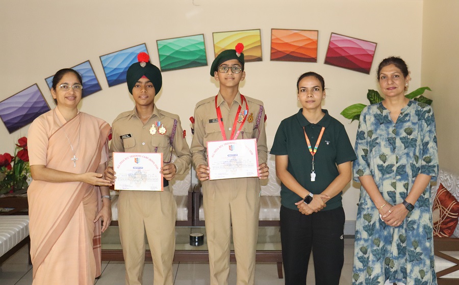 OUTSTANDING PERFORMANCE BY OUR NCC CADETS